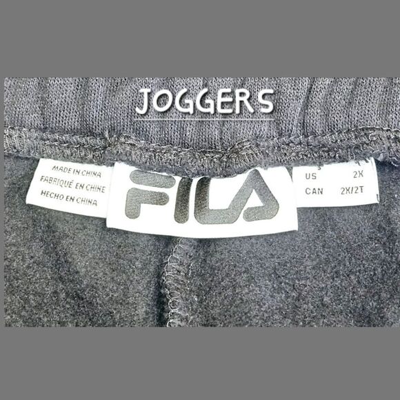 FILA PLUS SIZE New Women's Black Two Piece Jogger Set 2X - Picture 11 of 16